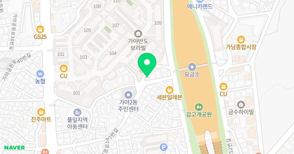 신성오피스텔 위치 지도 - 부산광역시 부산진구 엄광로147번길 48