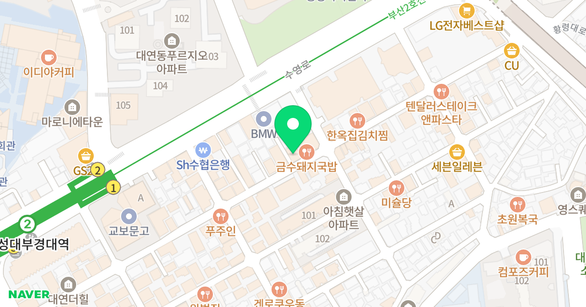 (39-31) 위치 지도 - 부산광역시 남구 용소로7번길 63-4