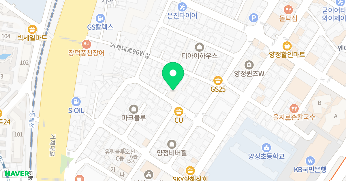 유림제우스 A동 위치 지도 - 부산광역시 연제구 거제천로9번길 12-1