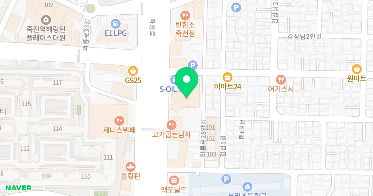 죽전역 인터불고 라비다 위치 지도 - 대구광역시 달서구 와룡로 148
