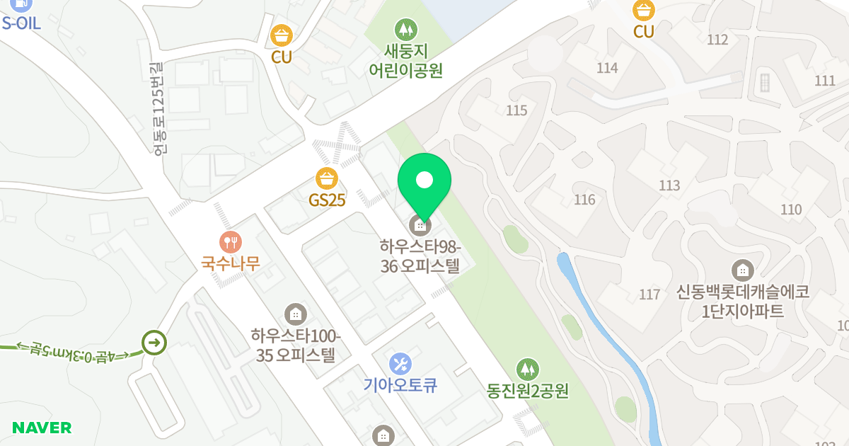 하우스타 98-36 위치 지도 - 경기도 용인시 기흥구