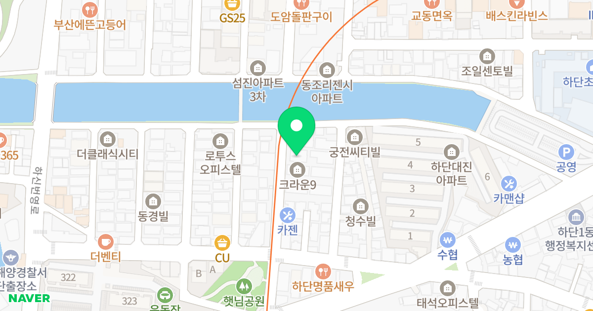 (604-3) 위치 지도 - 부산광역시 사하구 동매로23번길 18