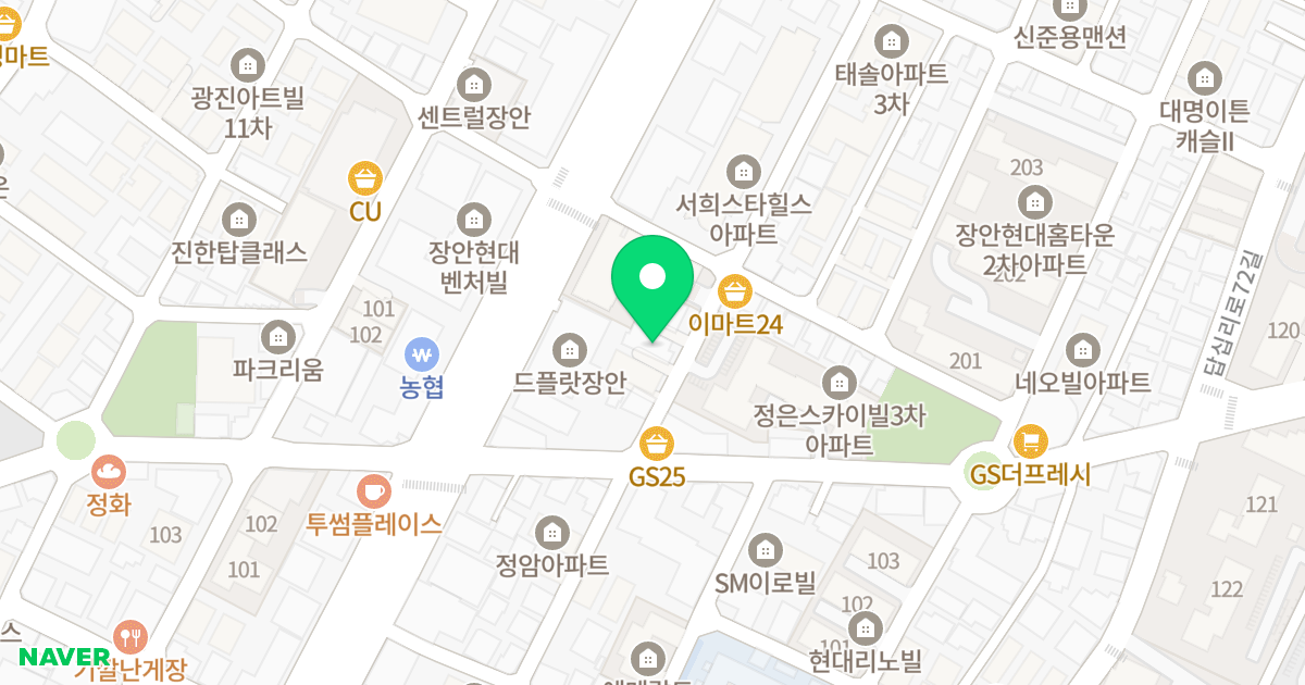 스타파크 위치 지도 - 서울특별시 동대문구 장한로26가길 88