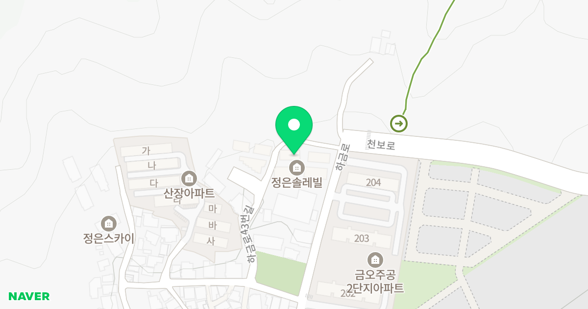 정은솔레빌 위치 지도 - 경기도 의정부시 하금로43번길 12-24