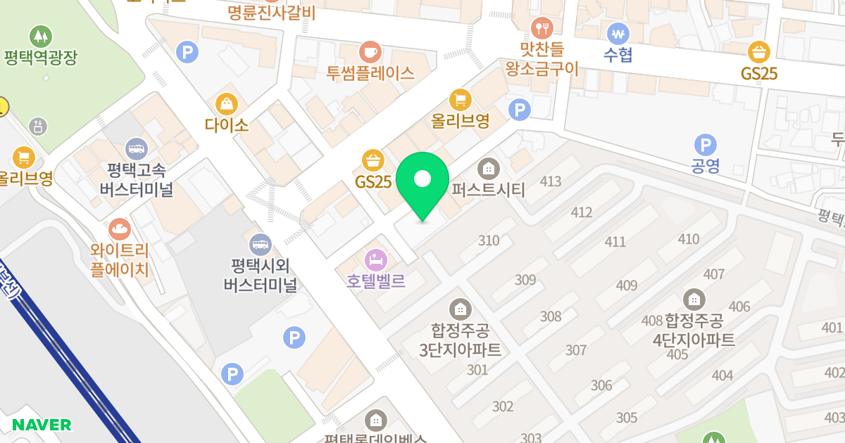 베스트빌 위치 지도 - 경기도 평택시