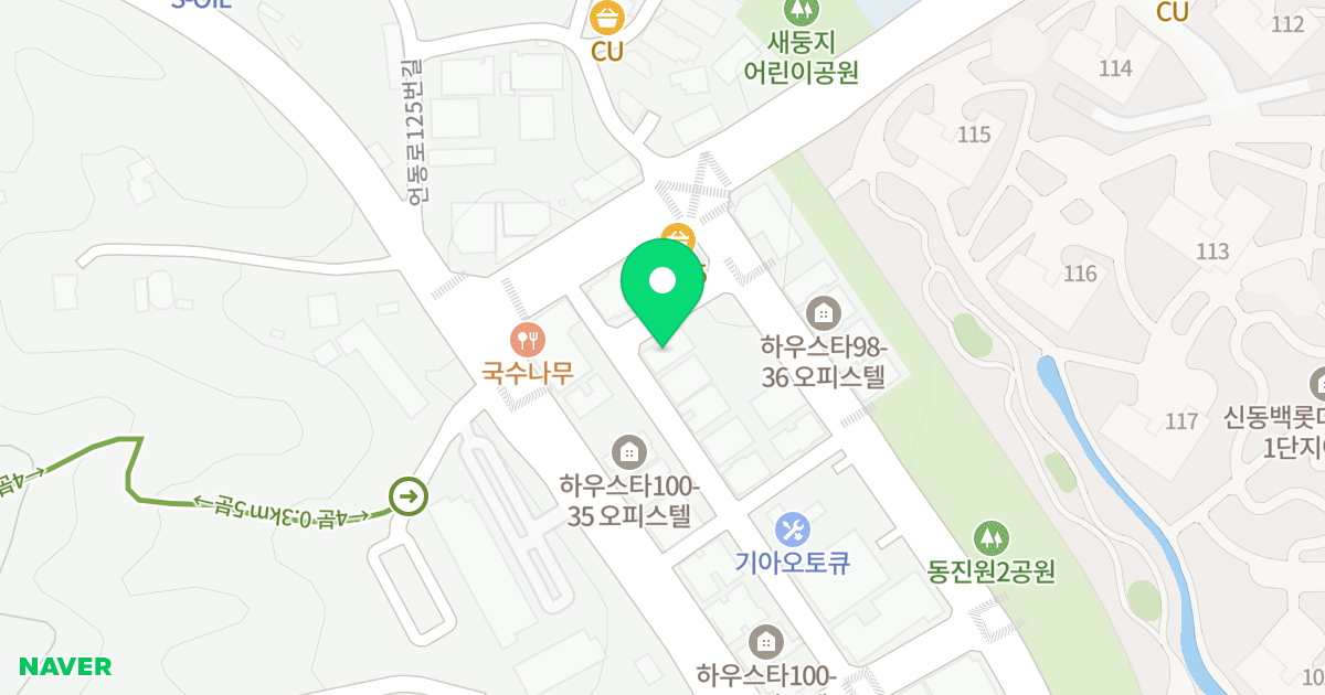 하우스타 위치 지도 - 경기도 용인시 기흥구 동백죽전대로527번길 100-40