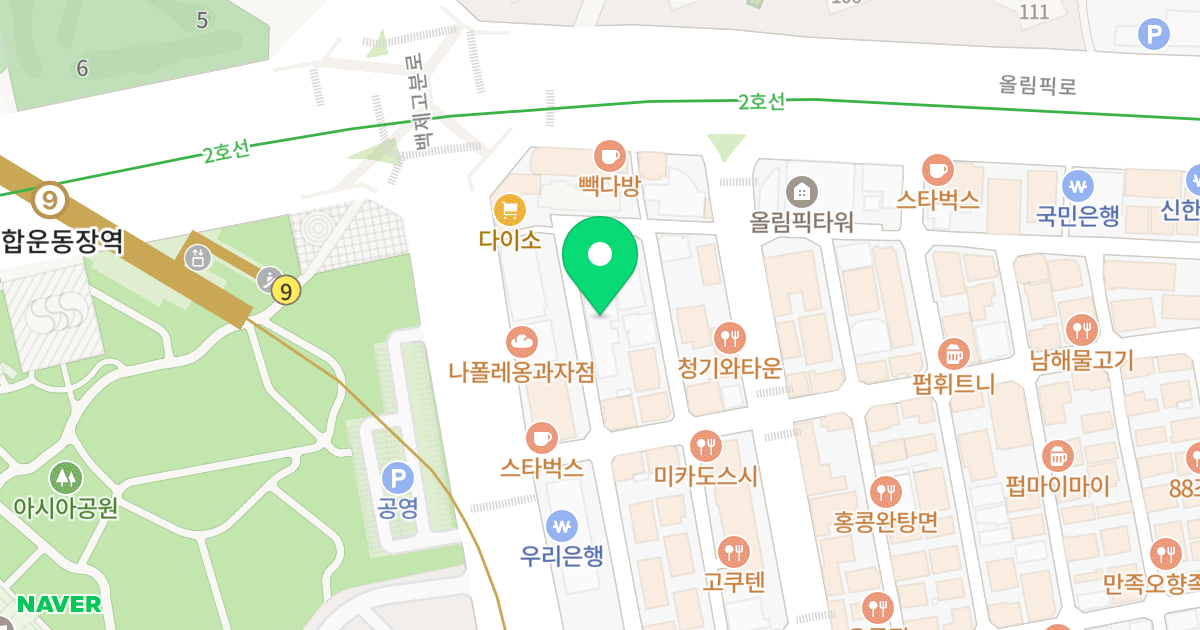 잠실동 렉스빌2차 위치 지도 - 서울특별시 송파구 백제고분로7길 3-10