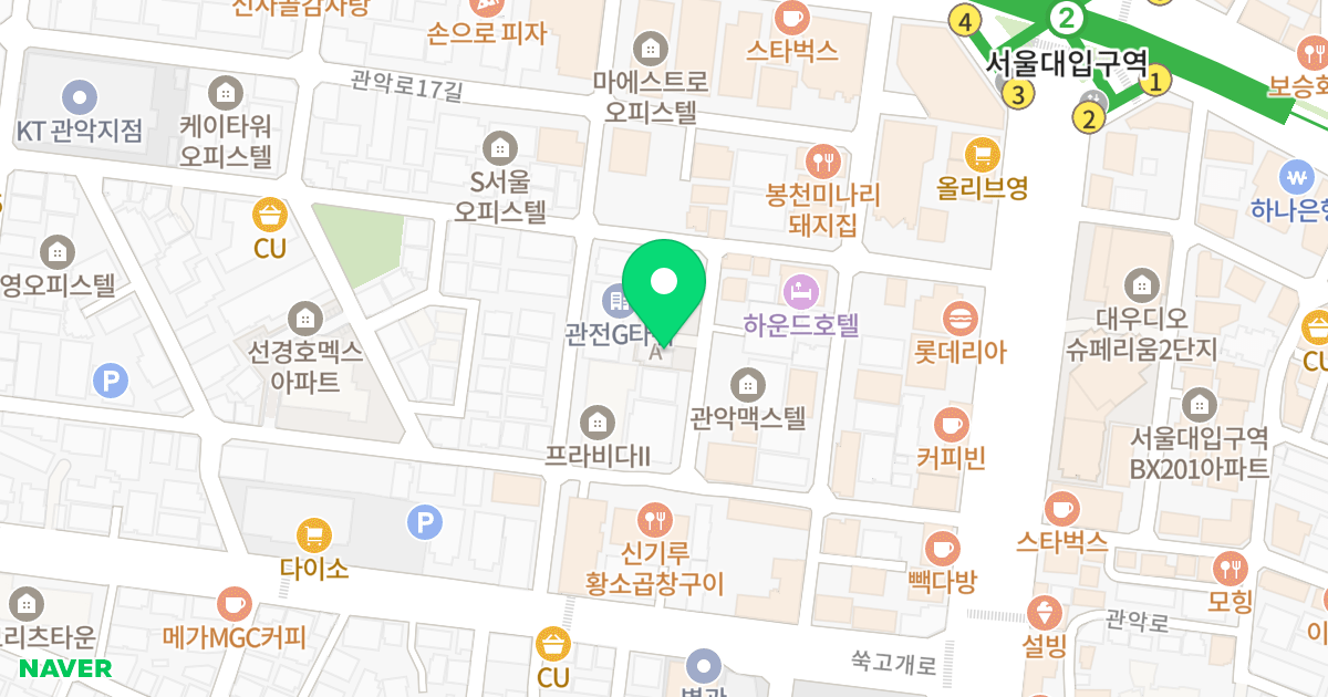 (867-7) 위치 지도 - 서울특별시 관악구 관악로15길 23-10