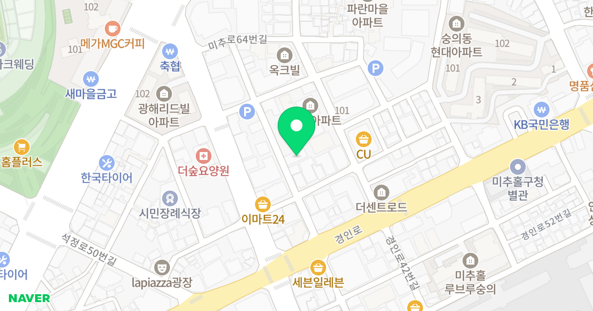 진용아이빌 위치 지도 - 인천광역시 미추홀구  16