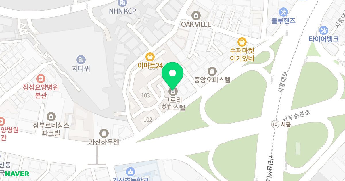 (1132-59) 위치 지도 - 서울특별시 구로구 시흥대로161길 44
