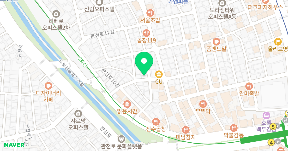 (1463-38) 위치 지도 - 서울특별시 관악구 관천로10길 15