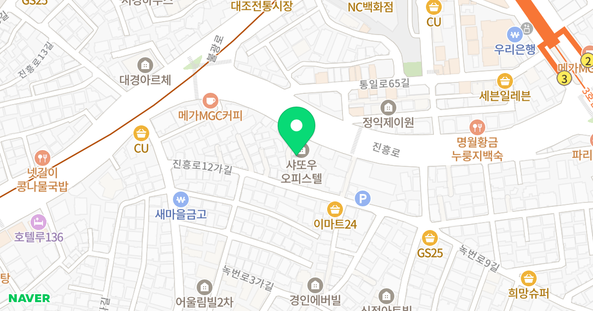 (131-14) 위치 지도 - 서울특별시 은평구 진흥로 170