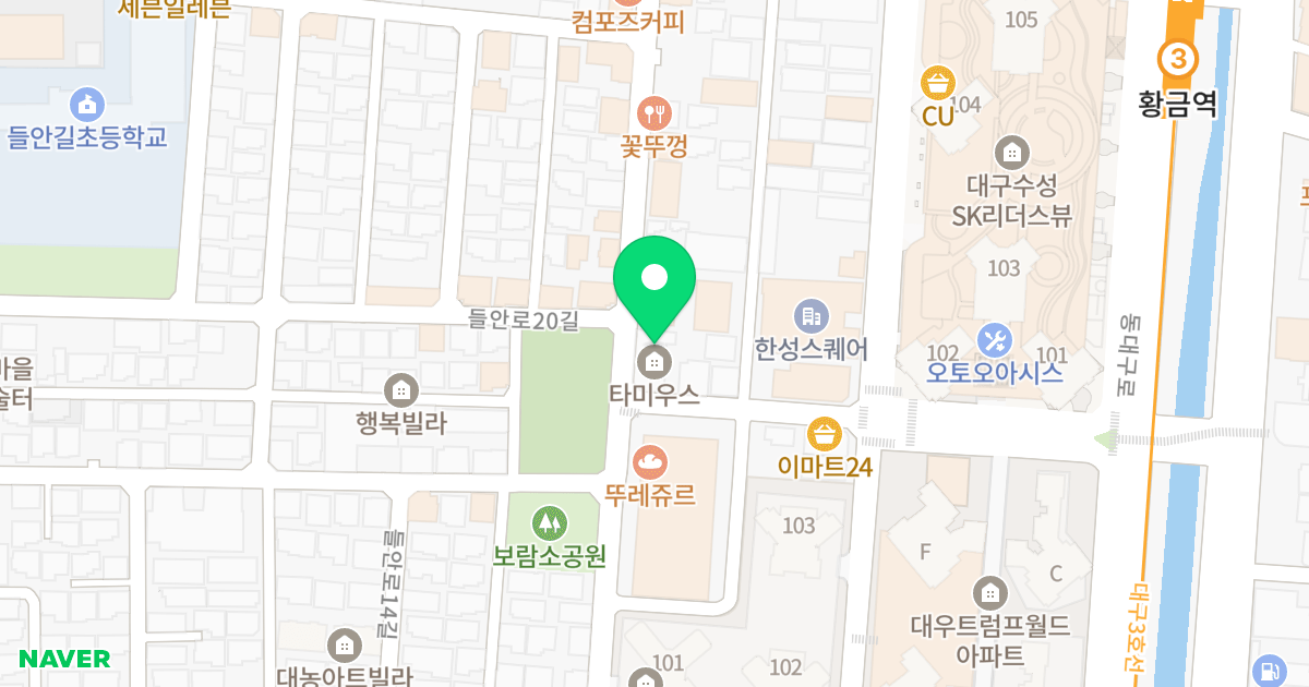 (88) 위치 지도 - 대구광역시 수성구 청수로24길 41