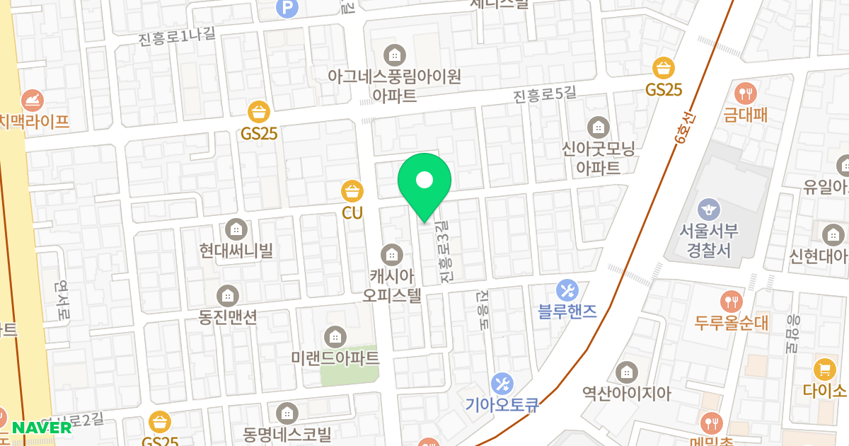 지경인라지 위치 지도 - 서울특별시 은평구 진흥로3길 12-8