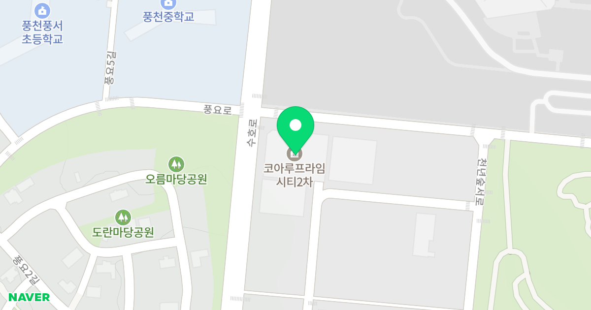 코아루프라임시티오피스텔2차 위치 지도 - 경상북도 안동시 풍천면
