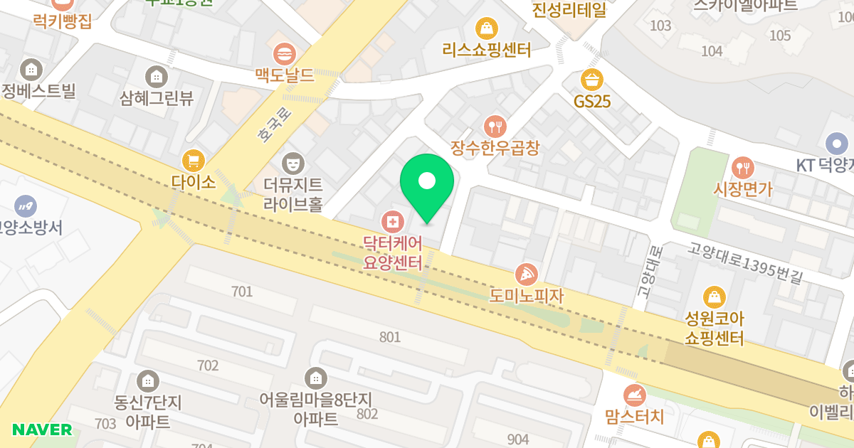 어울림 오피스텔 위치 지도 - 경기도 고양시 덕양구 고양대로 1367