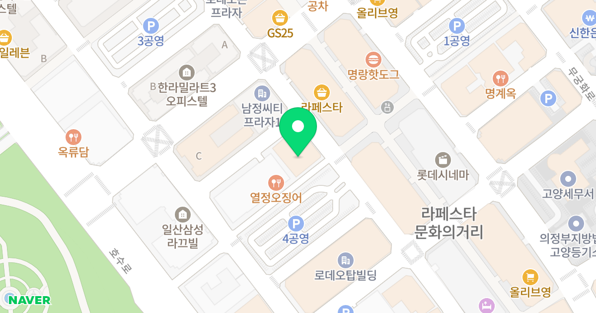 하임빌로데오빌딩 위치 지도 - 경기도 고양시 일산동구 무궁화로 20-18