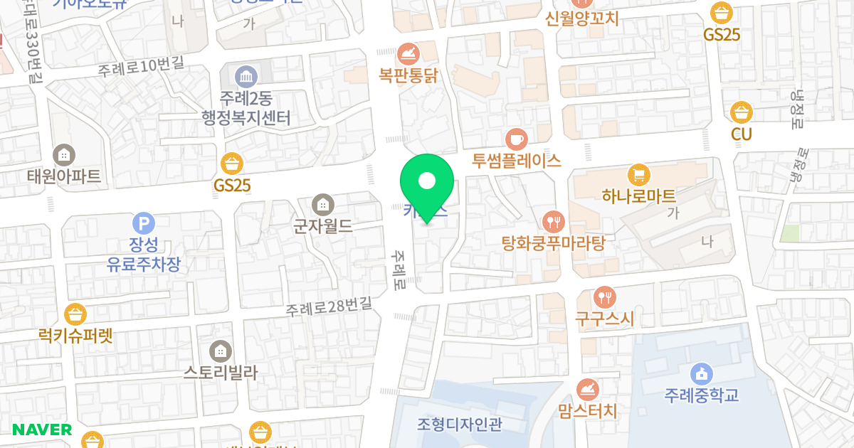 뉴스타 위치 지도 - 부산광역시 사상구 주례로 21