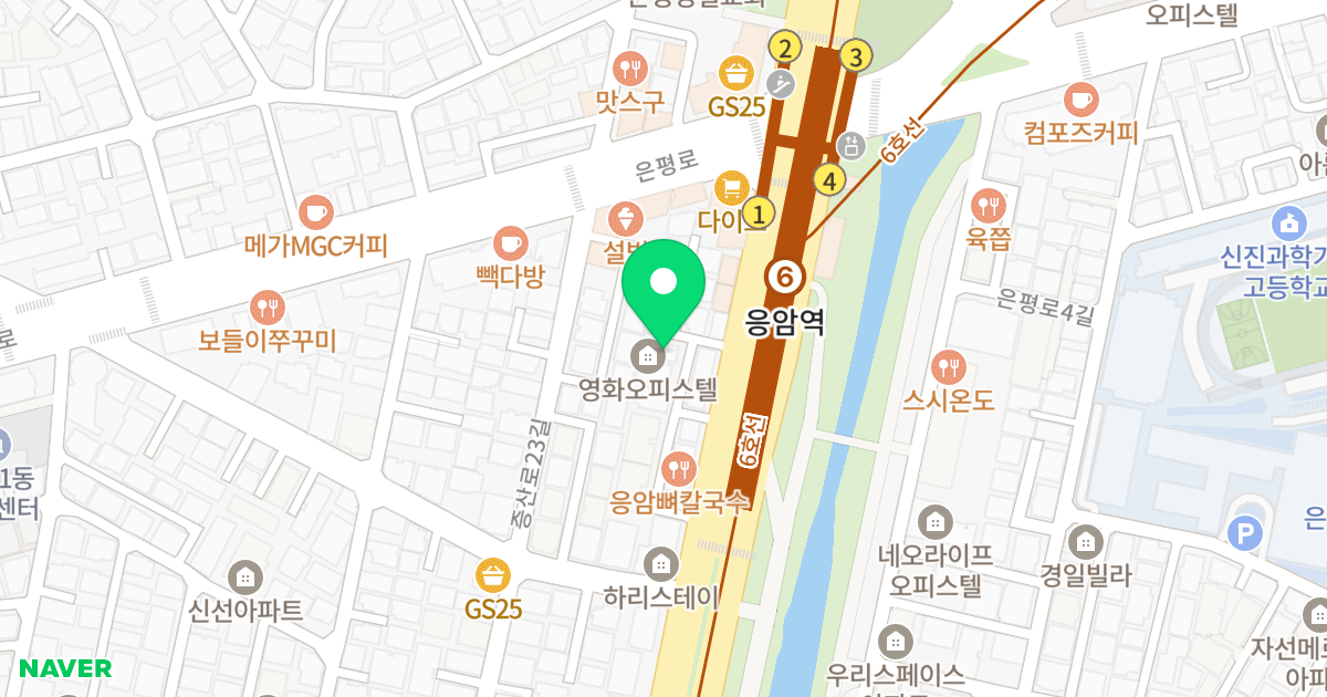 (23-47) 위치 지도 - 서울특별시 은평구 증산로 463-9