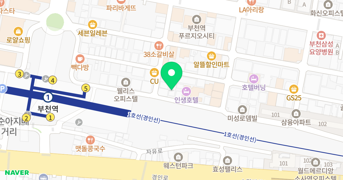에코스마트1 위치 지도 - 경기도 부천시 원미구  41
