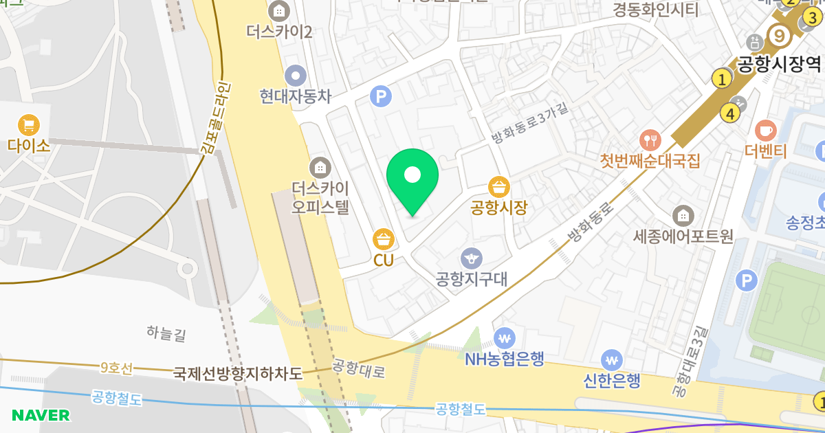 공항타워팰리스오피스텔3 위치 지도 - 서울특별시 강서구
