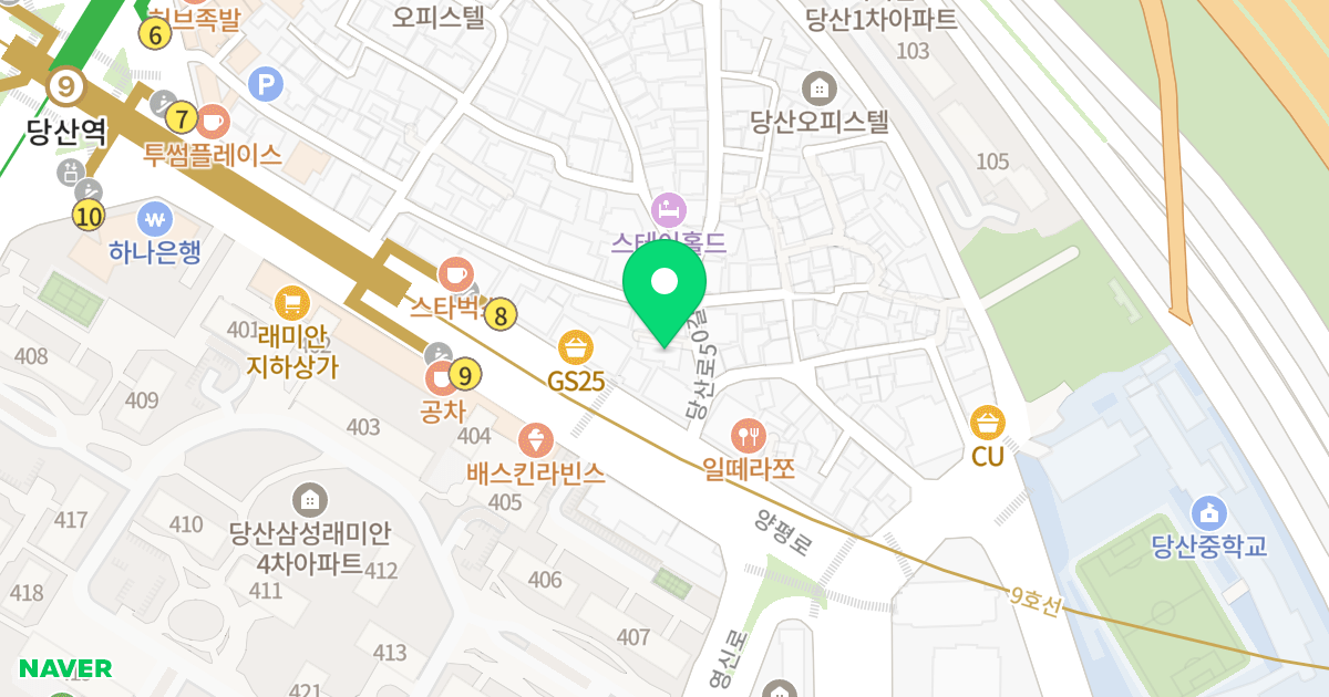 강변리치빌Ⅱ 위치 지도 - 서울특별시 영등포구