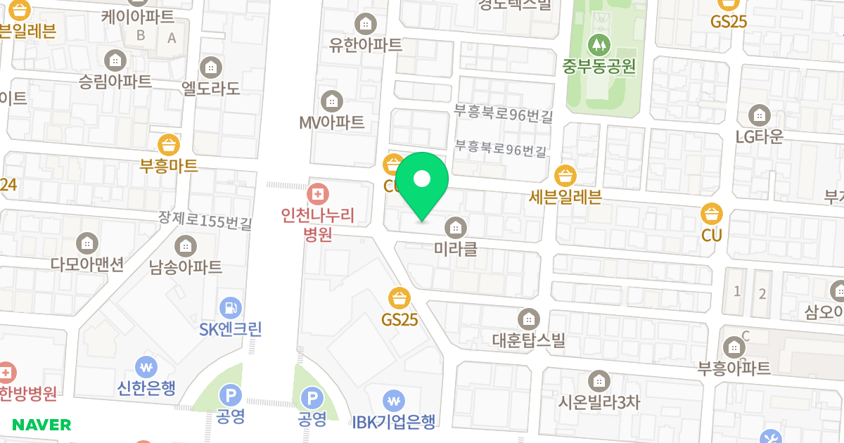 에덴캐슬 위치 지도 - 인천광역시 부평구
