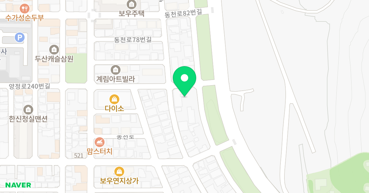 동부이끌림4차 위치 지도 - 경상북도 경주시 동천로72번길 16
