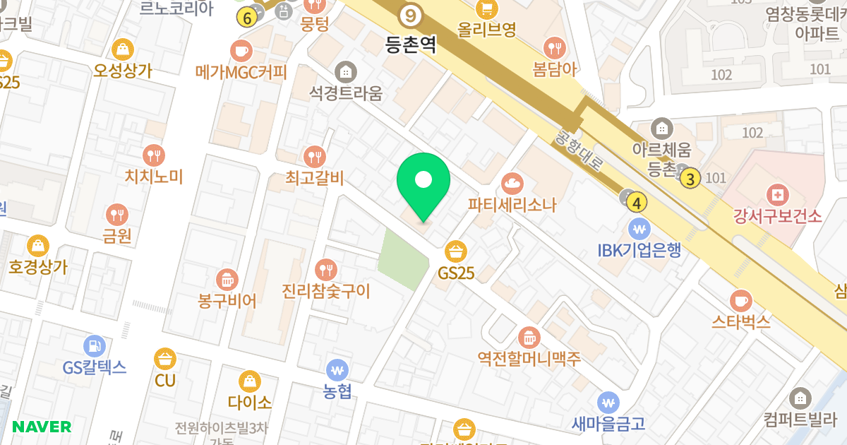 파크아리온 위치 지도 - 서울특별시 양천구