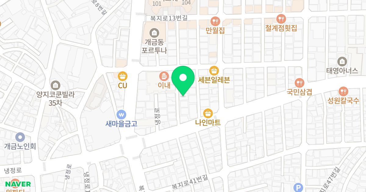 리치빌 위치 지도 - 부산광역시 부산진구 복지로21번길 12-9