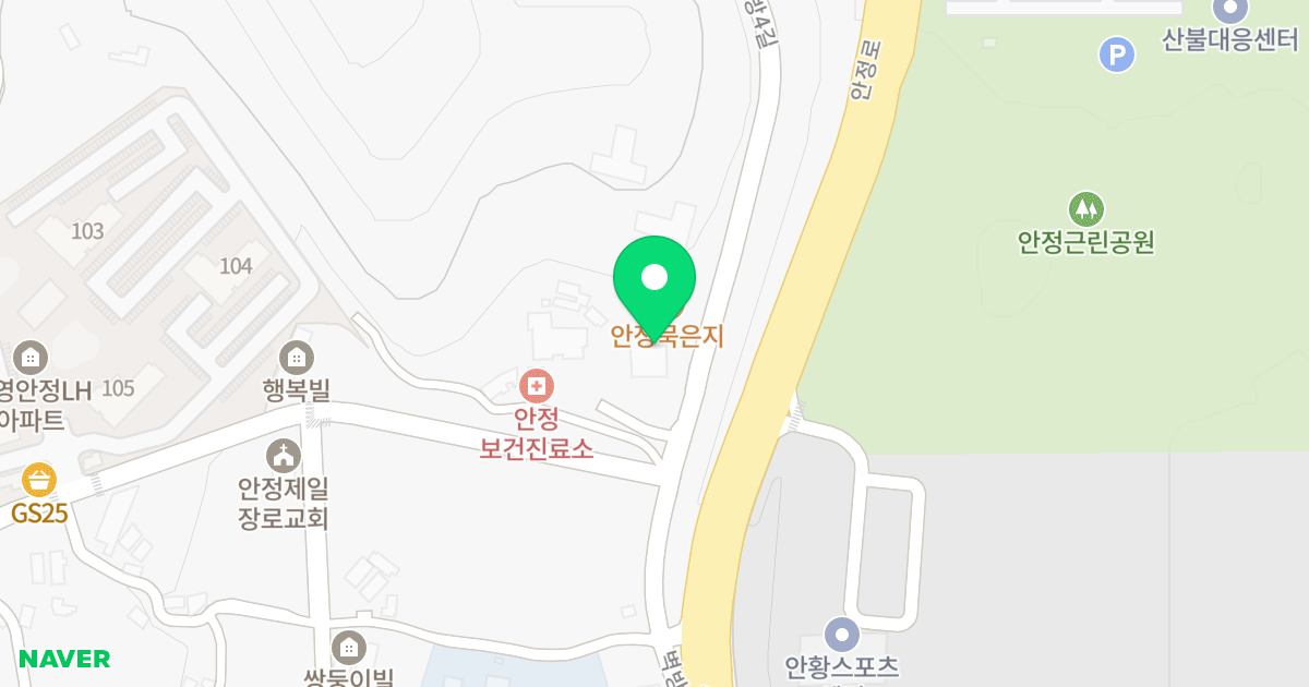 가동 위치 지도 - 경상남도 통영시 광도면 벽방4길 2-7