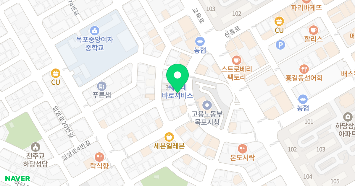 우진펠레스1 위치 지도 - 전라남도 목포시 교육로41번길 15-1