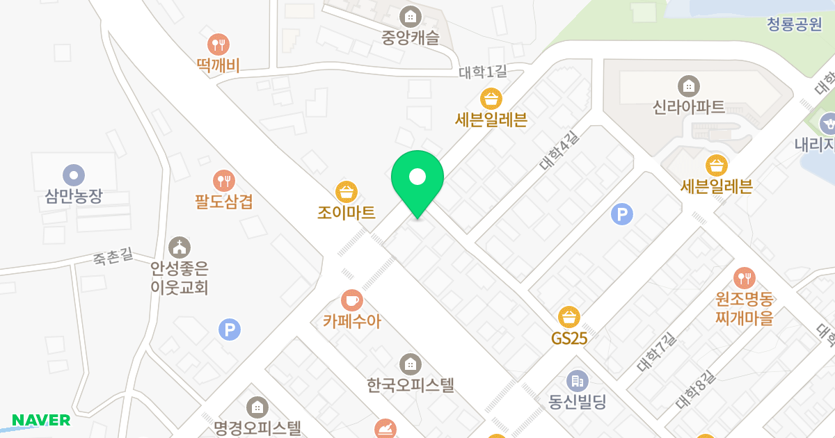 (688-1) 위치 지도 - 경기도 안성시 대덕면 대학2길 2