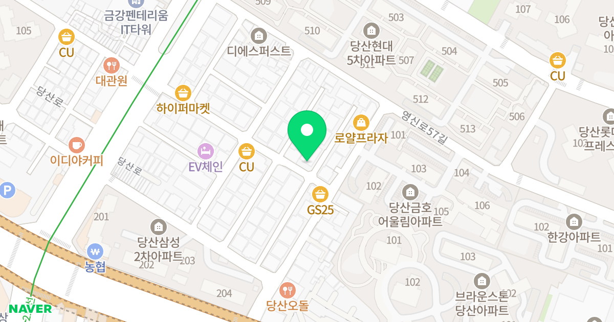 엠케이 더 유앤미 위치 지도 - 서울특별시 영등포구 당산로38길 15