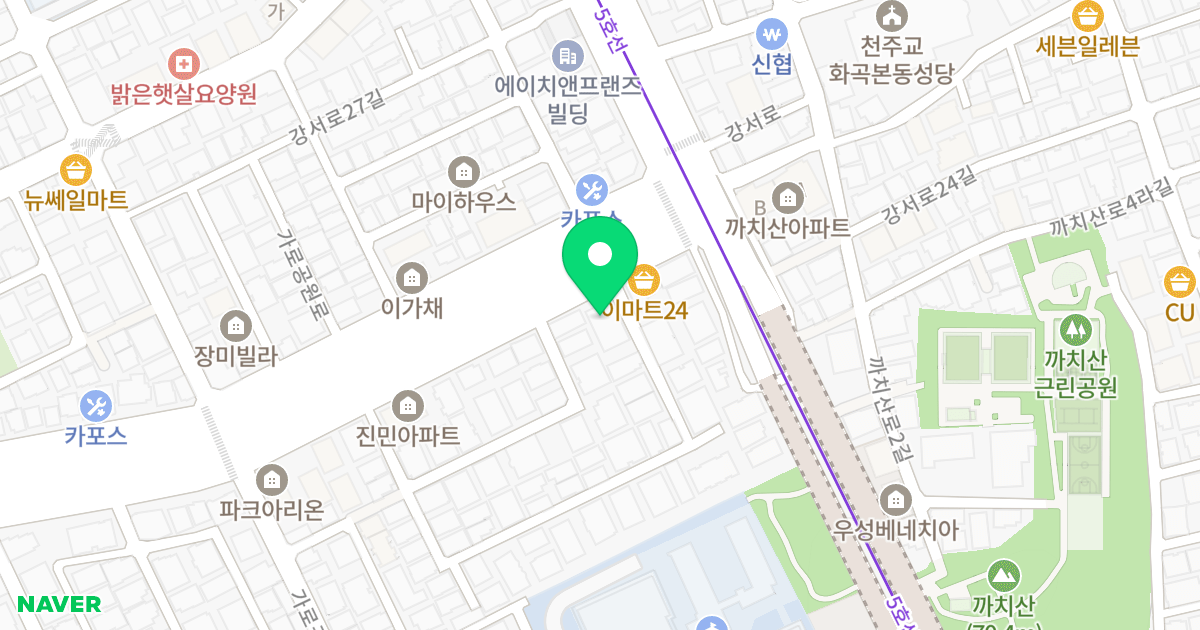골든빌 위치 지도 - 서울특별시 강서구 가로공원로 236-4