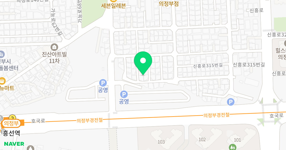 베스트하우스 위치 지도 - 경기도 의정부시 가능로86번길 60-14
