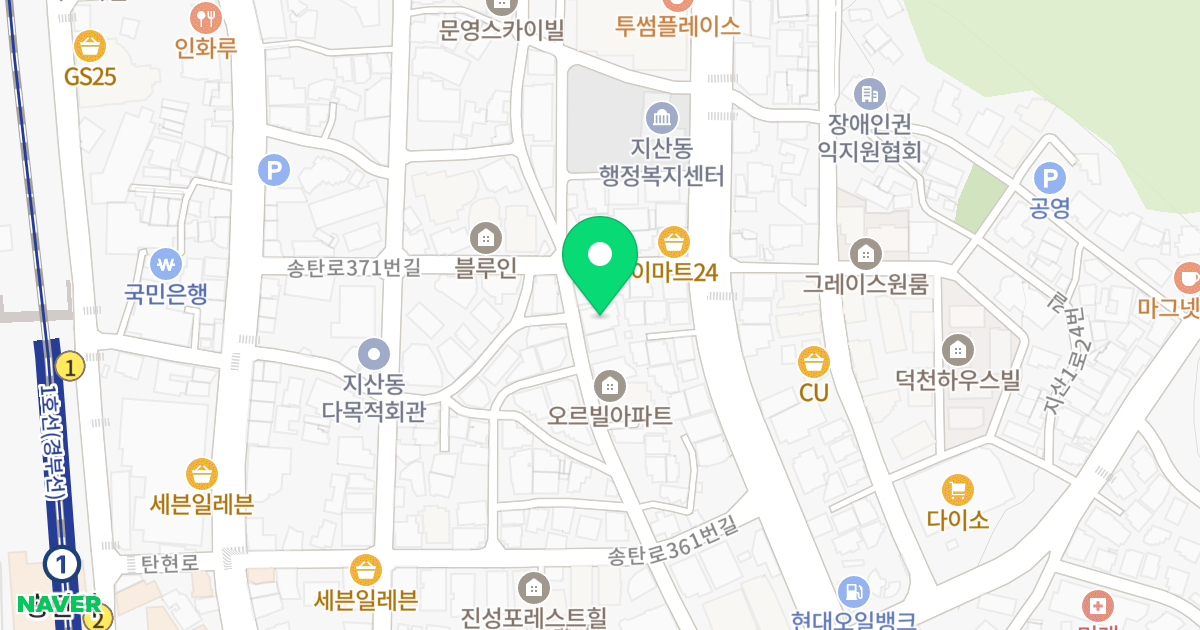 세진빌2 위치 지도 - 경기도 평택시 지산로20번길 57