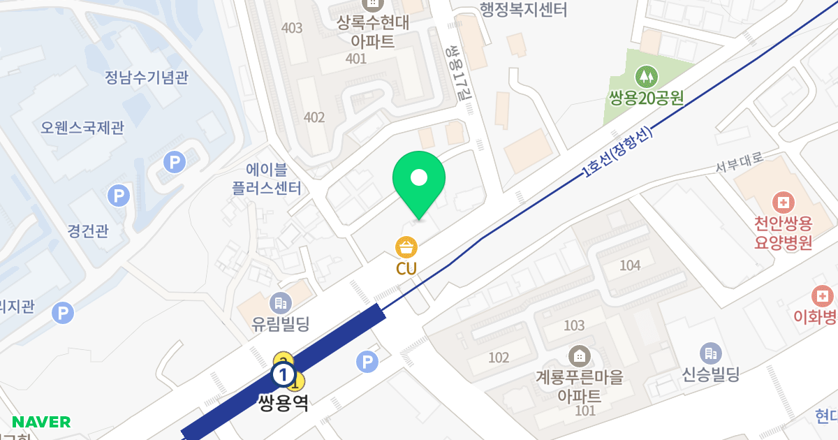 (412-4) 위치 지도 - 충청남도 천안시 서북구 쌍용19로 29-4