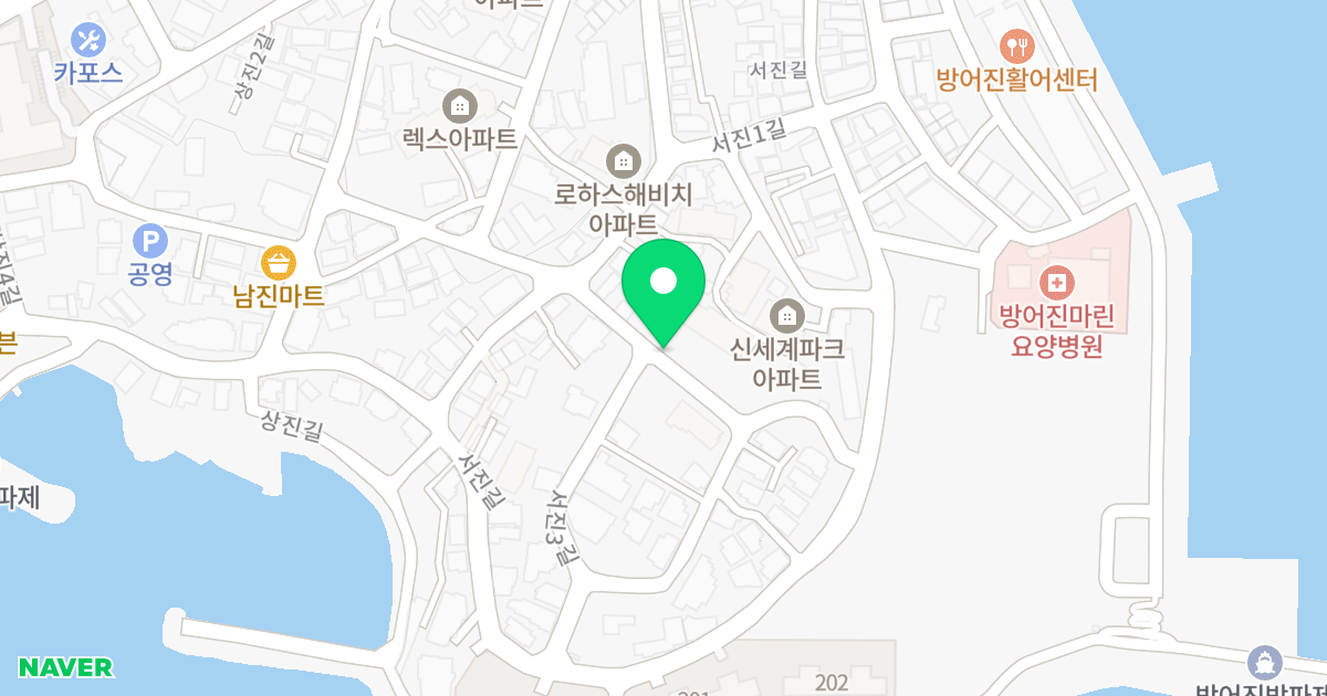 에스코빌 세븐 위치 지도 - 울산광역시 동구 서진3길 48