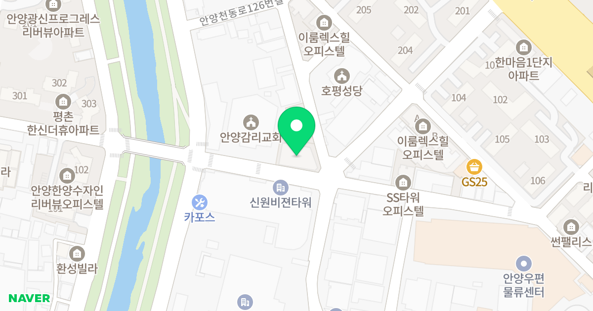 (892-9) 위치 지도 - 경기도 안양시 동안구