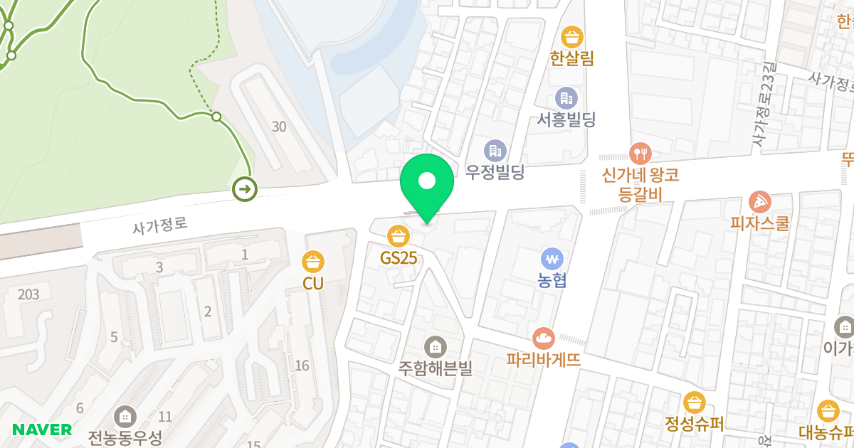 이도인빌딩 위치 지도 - 서울특별시 동대문구 사가정로 200