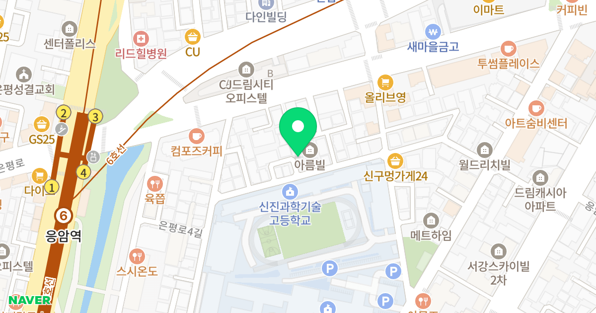 벽계화이트파크 위치 지도 - 서울특별시 은평구 은평로4길 7-19