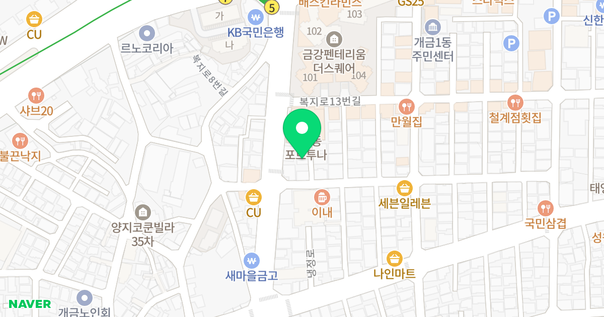 세양빌리지 위치 지도 - 부산광역시 부산진구 복지로21번길 5-5
