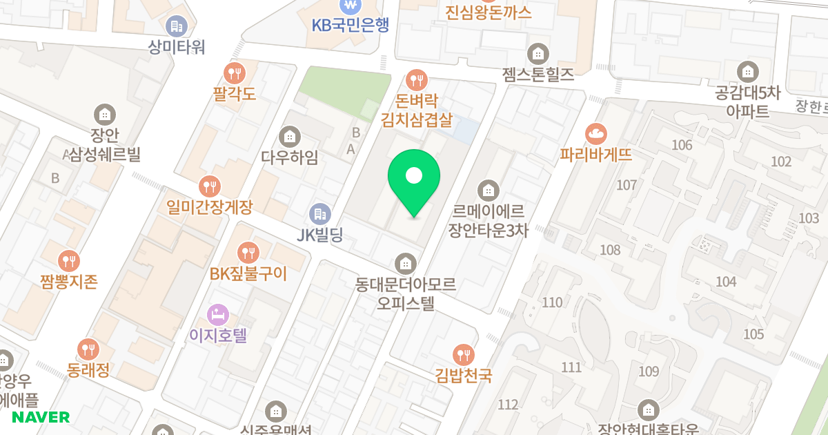 르.메이에르 장안타운Ⅱ 위치 지도 - 서울특별시 동대문구 장한로26다길 24