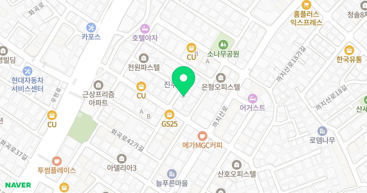 디엔씨 노블레스 위치 지도 - 서울특별시 강서구 화곡로42길 25-6