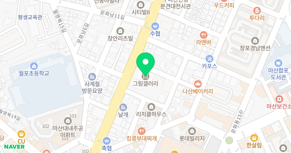 장원빌딩 위치 지도 - 경상남도 창원시 마산합포구 3·15대로 34