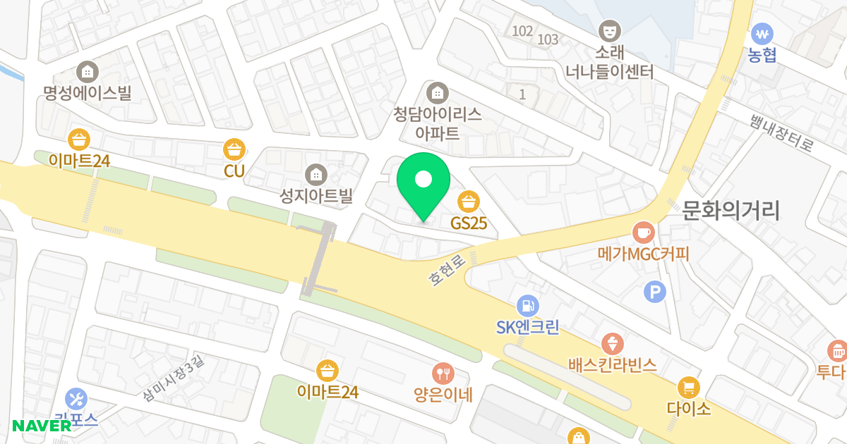 성지타워2차 위치 지도 - 경기도 시흥시 호현로 5-6