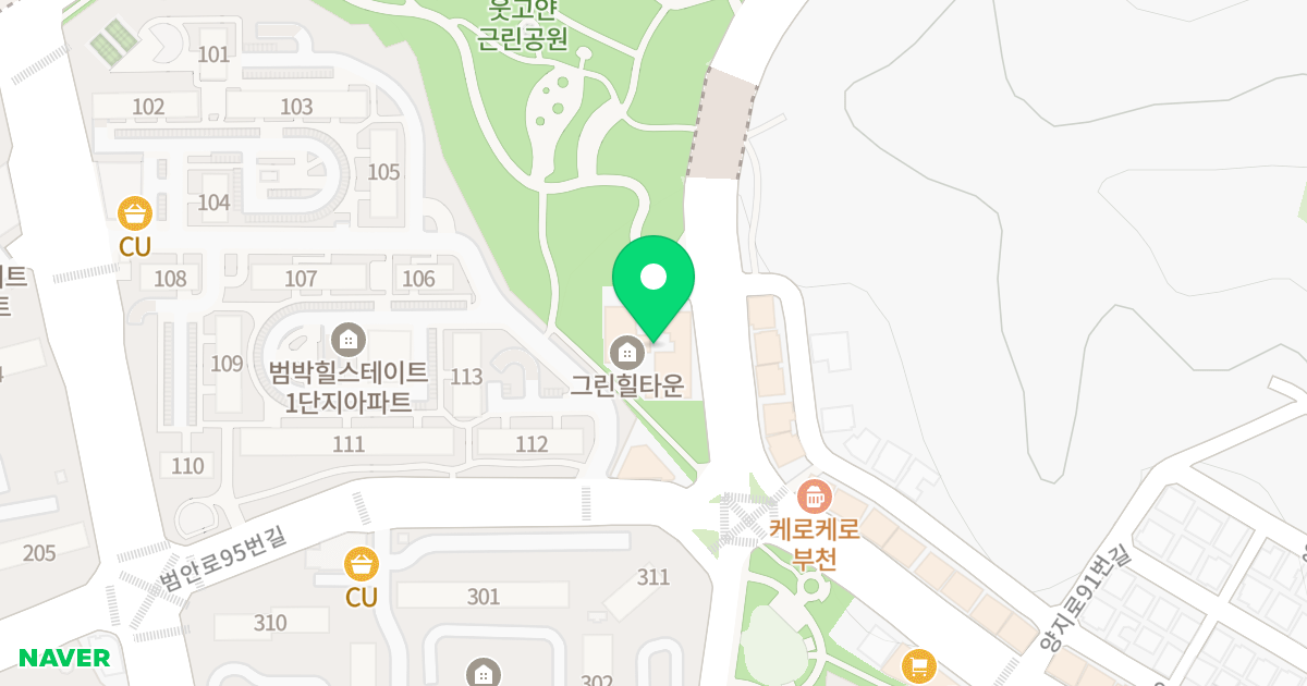그린힐타운 위치 지도 - 경기도 부천시 소사구  66