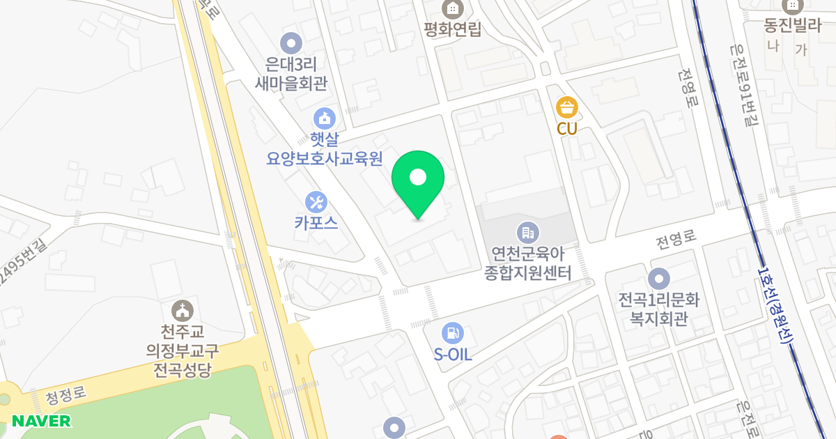 (546-7) 위치 지도 - 경기도 연천군 전곡읍 전곡로 206