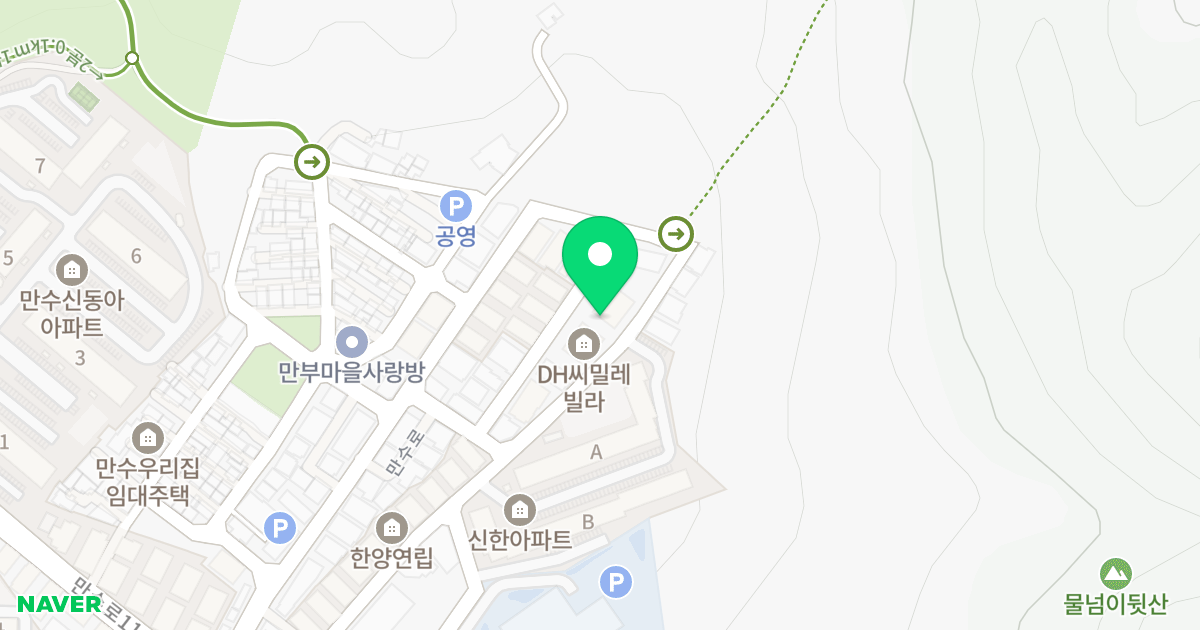 DH씨밀레 위치 지도 - 인천광역시 남동구 수현로136번길 47